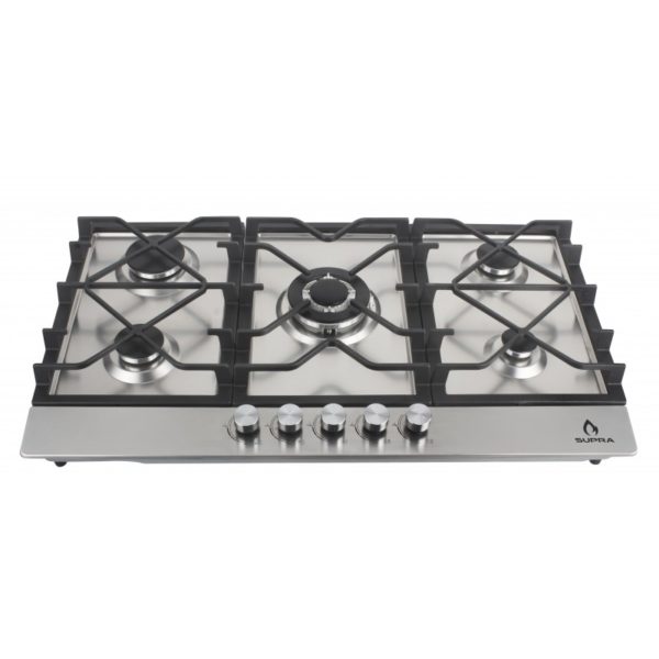 SUPRA PARRILLA DE GAS 5Q ACERO INOX 87CM