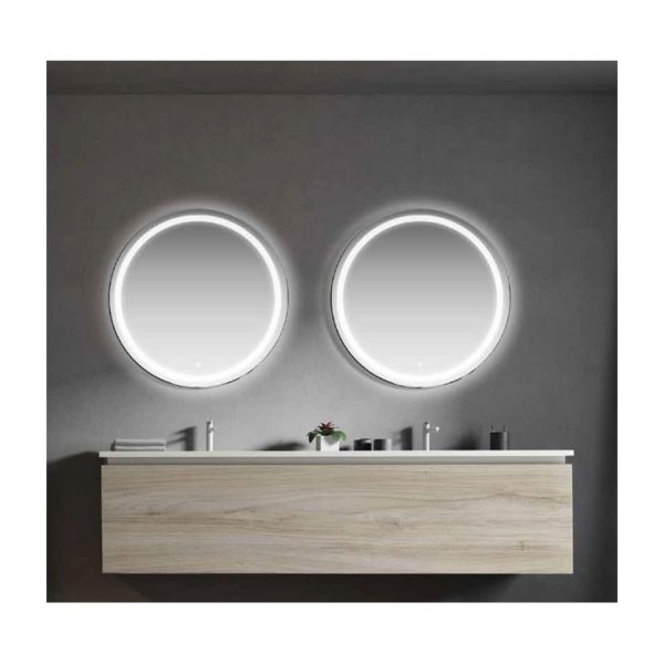 ROUND MIRROR LER LUZ BLANCA